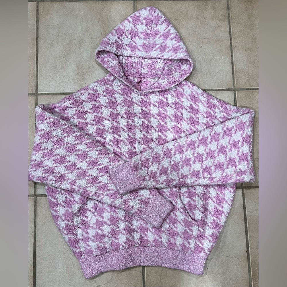 Skims Petal Houndstooth hoodie small/medium